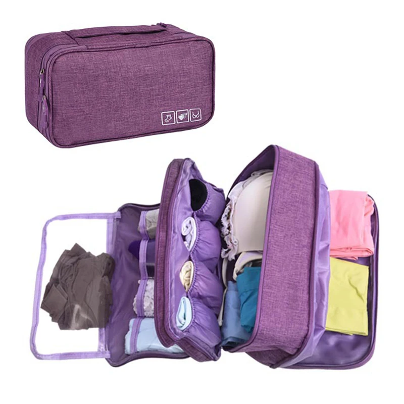 

Underwear Storage Bag Travel Bra Organizer Women Men Socks Cosmetics Pouch