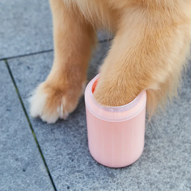 Dog Paw Cleaner Cup Soft Silicone Foot Cleaning Brush Portable Pet Dogs Towel Foot Washer Foot Cleaning Bucket Dog Accessories 4