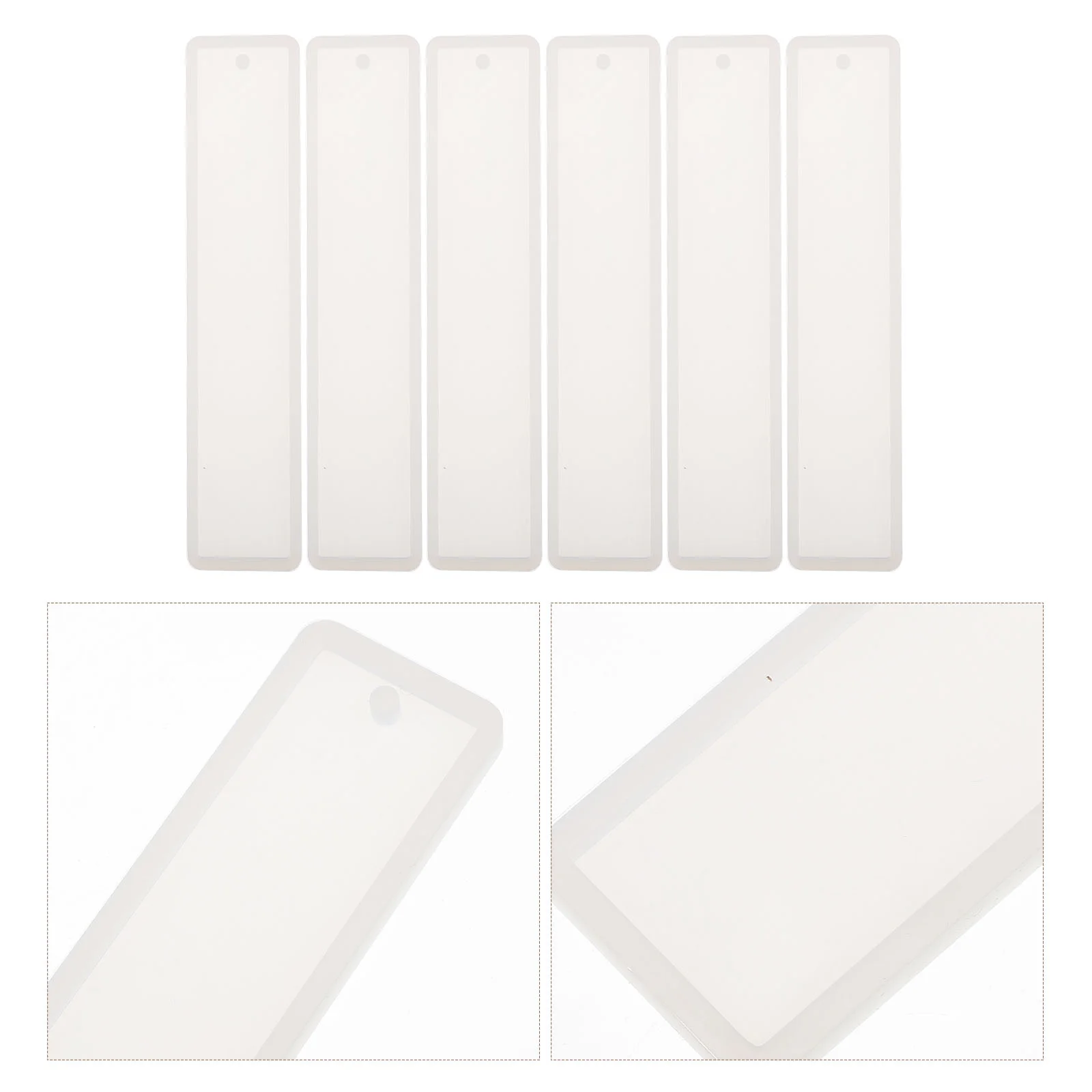 

Bookmark Resin Molds Making Mould Silicone Diy Epoxy Mold Casting Craft Supplies Jewelry Bookmarks Kit Blank Wax Transparent