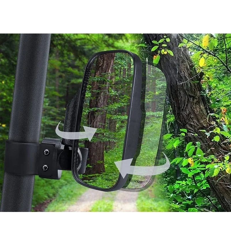 Комплект зеркал заднего вида UTV с колесиком 1 75 дюйма для Yamaha Rhino YXZ Polaris RZR 800 900 1000
