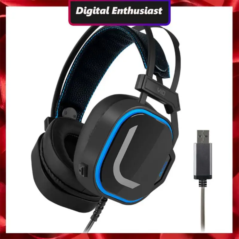 

With Deep Bass Stereo Earbuds Profession Surround Sound Wired Earphones Game Headphones For Gamer 7.1 Usb Channel Music Earpiece
