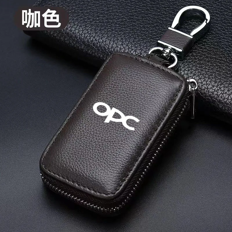 Кожаный чехол на молнии для автомобильных ключей Opel OPC H J Corsa Insignia Astra |
