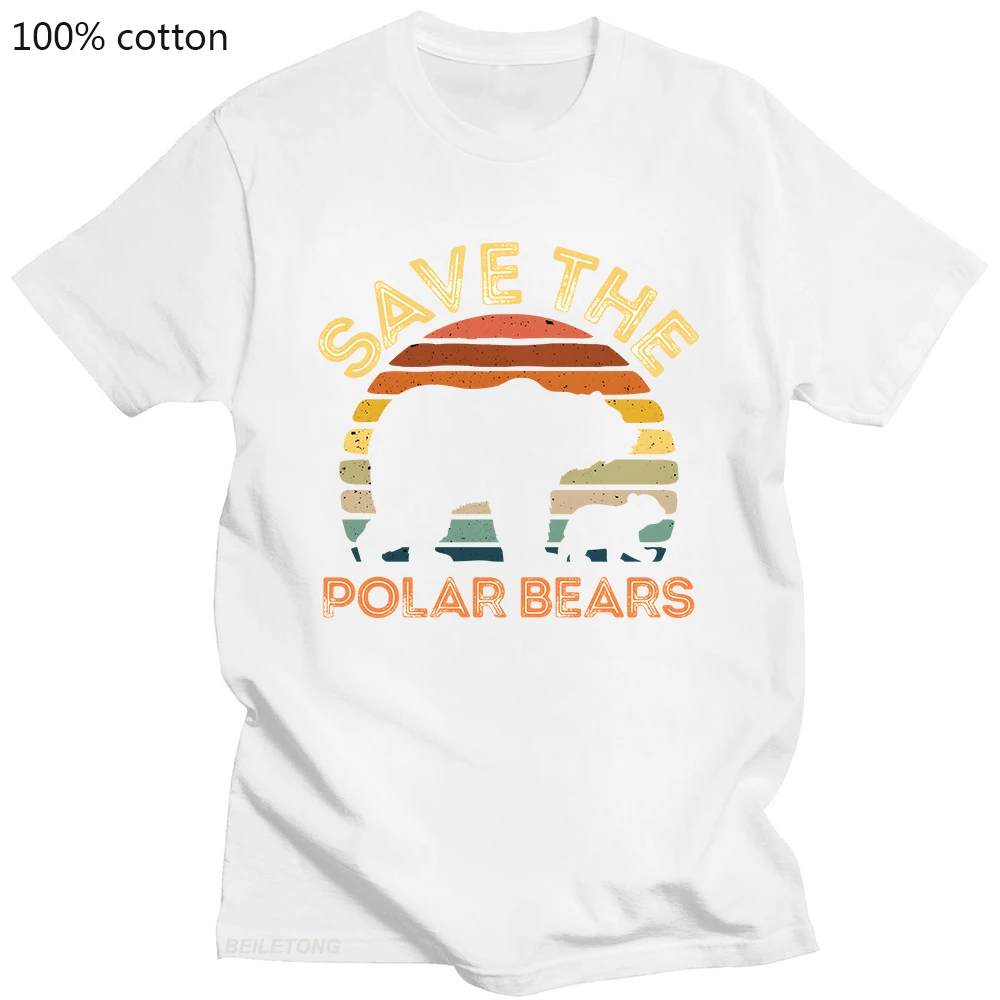 

Save The Polar Bears T-shirt Women Cartoon New Lovely Cute Trend 90s Style Tshirt Fashion Summer Print Tees Graphic Top Cotton