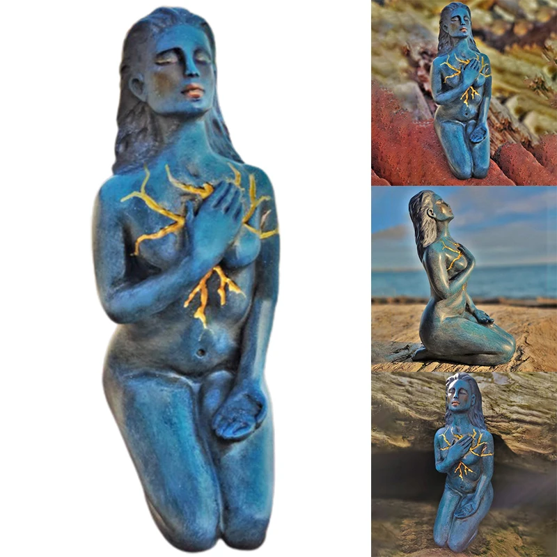 

Самолюбящаяся и формирующая Скульптура Богини из смолы Настольное декоративное украшение подарок на новоселье TS1