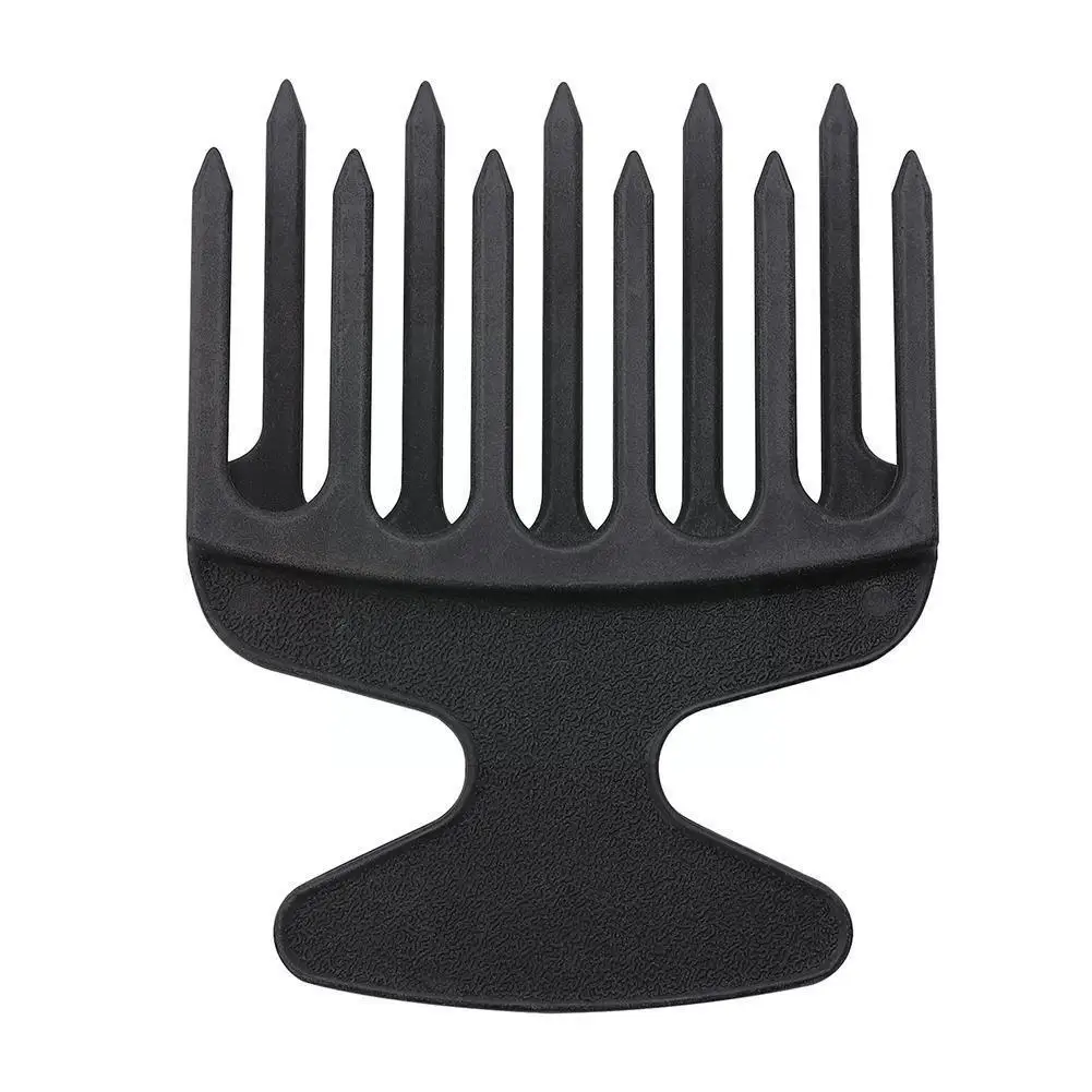 

Men's Curly Hair Fork Comb Oil Hair Texture Comb Wide Big Comb Afro Wig Pick Tooth Hair Detangle Hairbrush Braid