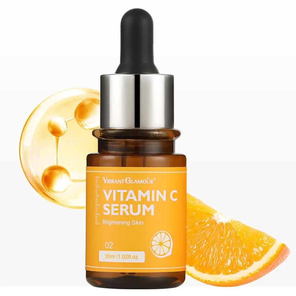 

20ML Vitamin C Face Serum Moisturizing Whitening Brighten Anti-Aging Anti-Wrinkle Fades Fine Lines Facial Skin Care