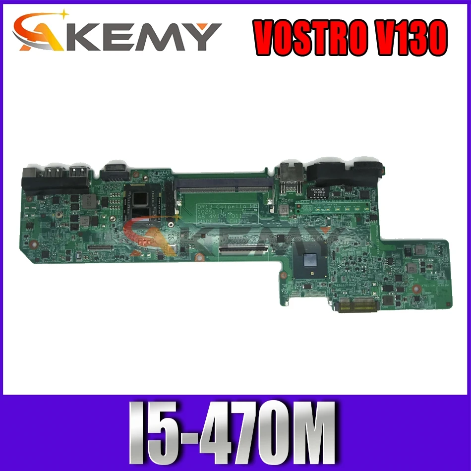 

Akemy 01GM76 1GM76 FOR VOSTRO V130 MOTHERBOARD I5-470M 48.4M101.011 tested