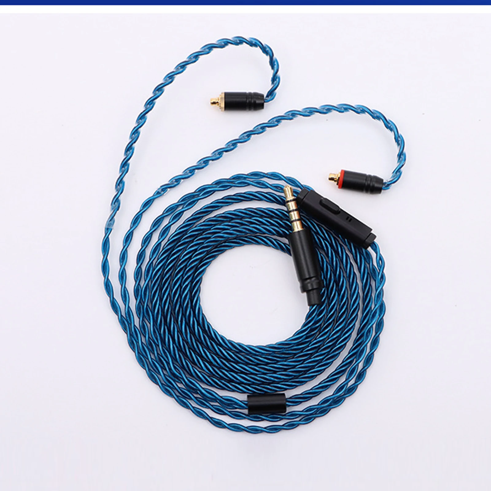 

4-жильный Улучшенный кабель HiFi с микрофоном OCC Замена 3,5 мм MMCX/QDC/0,78 мм 2Pin/TFZ SE535 SE846 Moondrop KXXS телефонный шнур