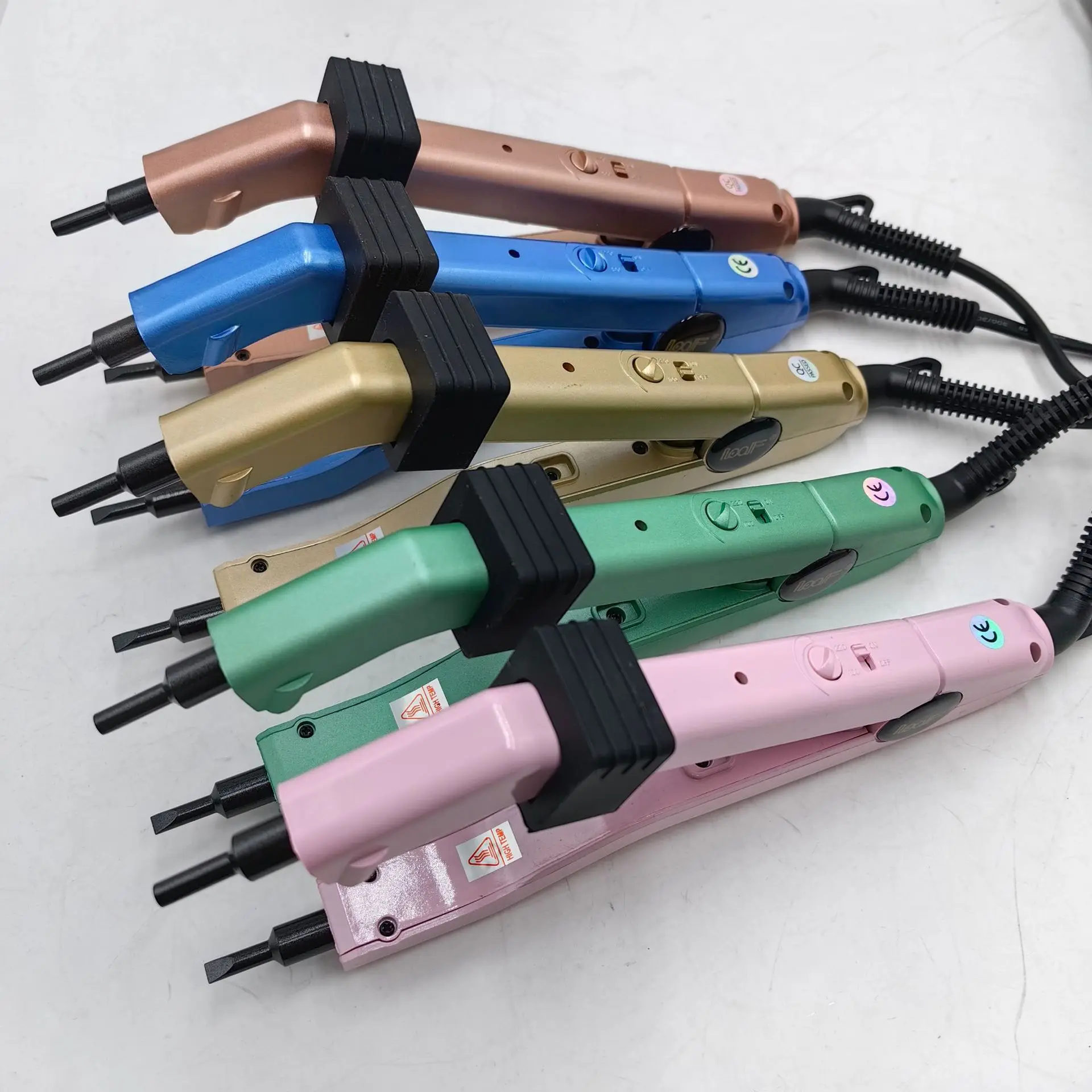 Malaika Keratin Fusion Tool Nano Tips Склеивающий соединитель для волос Британская вилка
