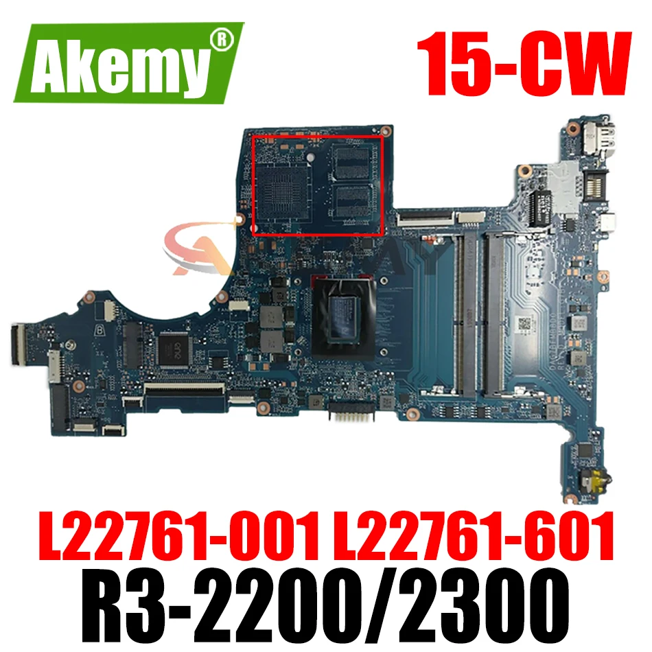 

DAG7BFMB8D0 DAG7BJMB8C0 Mainboard For HP Pavilion TPN-Q210 15Z-CW 15-CW Motherboard R3-2200/2300 DDR4 L22761-001 L22761-601