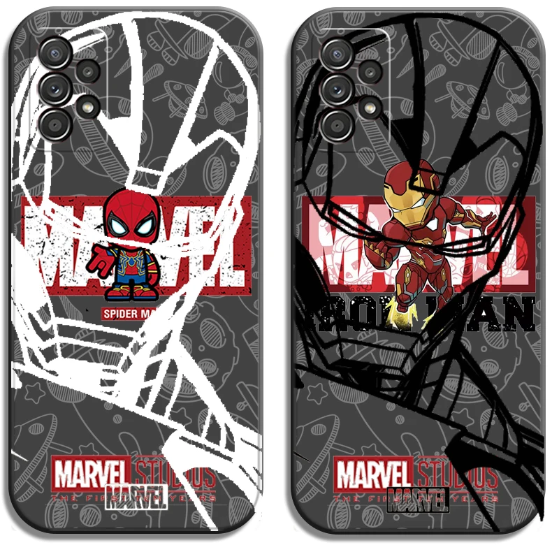 

Marvel Lron Spiderman Phone Cases For Samsung Galaxy S22 Ultra S20 FE S20 Lite S20 Ultra S21 S21 FE S21 Plus Ultra Coque Funda