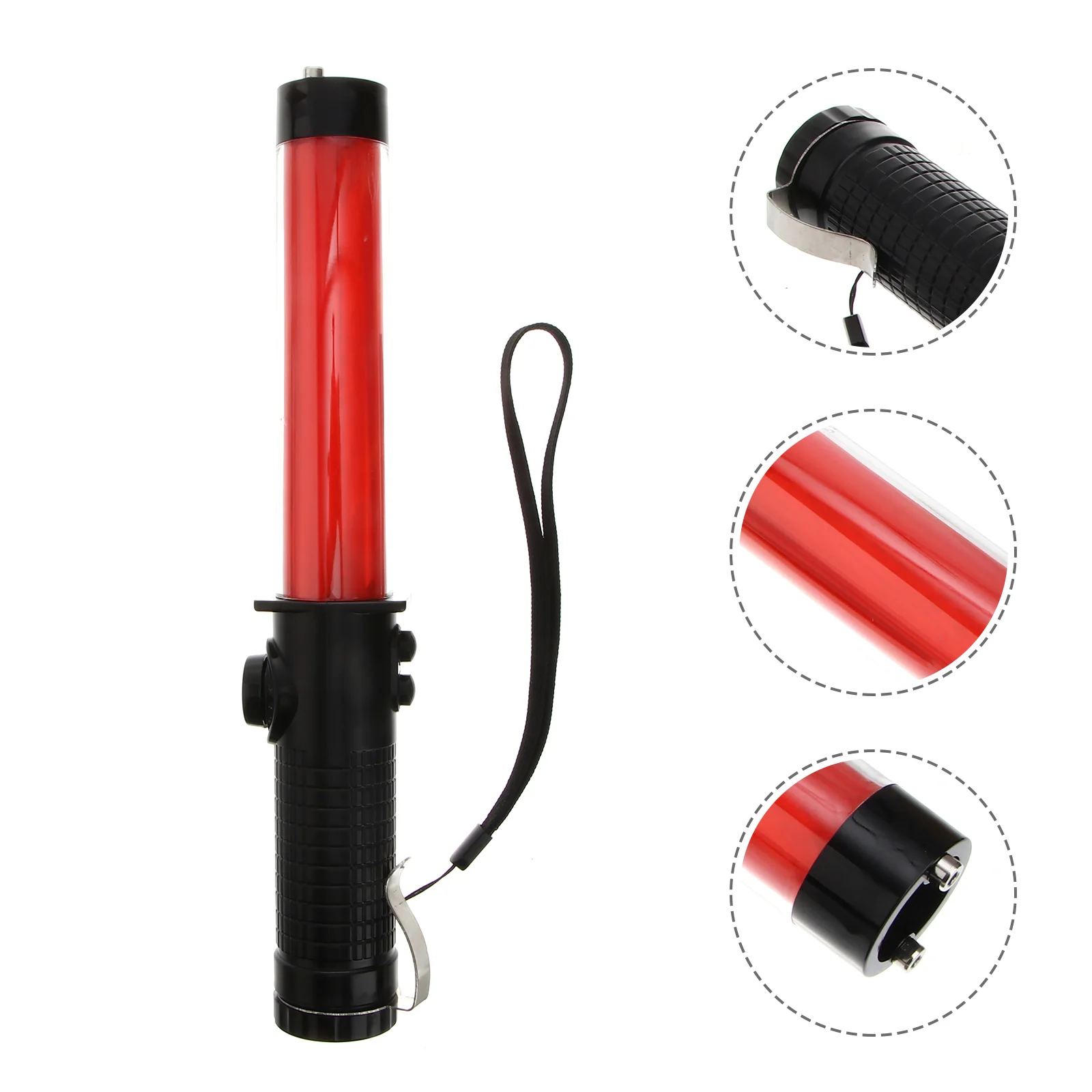 

11-дюймовая красная фотолампа для управления огнем, дорожная палочка с магнитным крючком, 2 шт. аварийный дорожный маячок без (красный стиль)