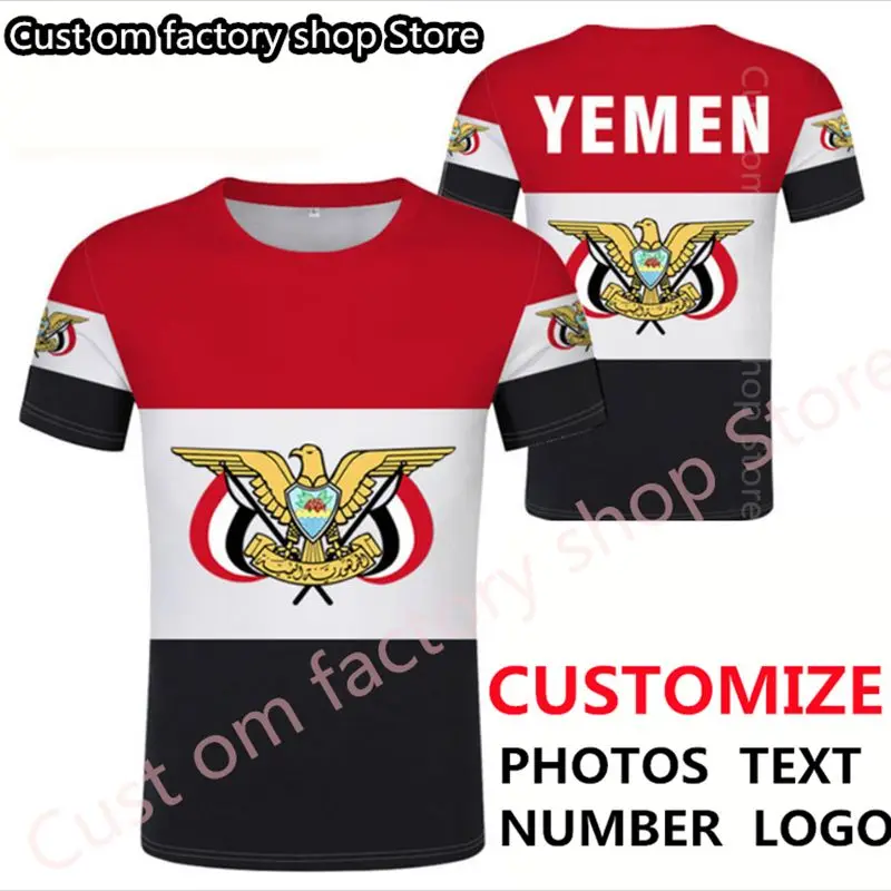 YEMEN t shirt diy free custom made name number yem t-shirt nation flag ye islam arabi arab country republic print photo clothing