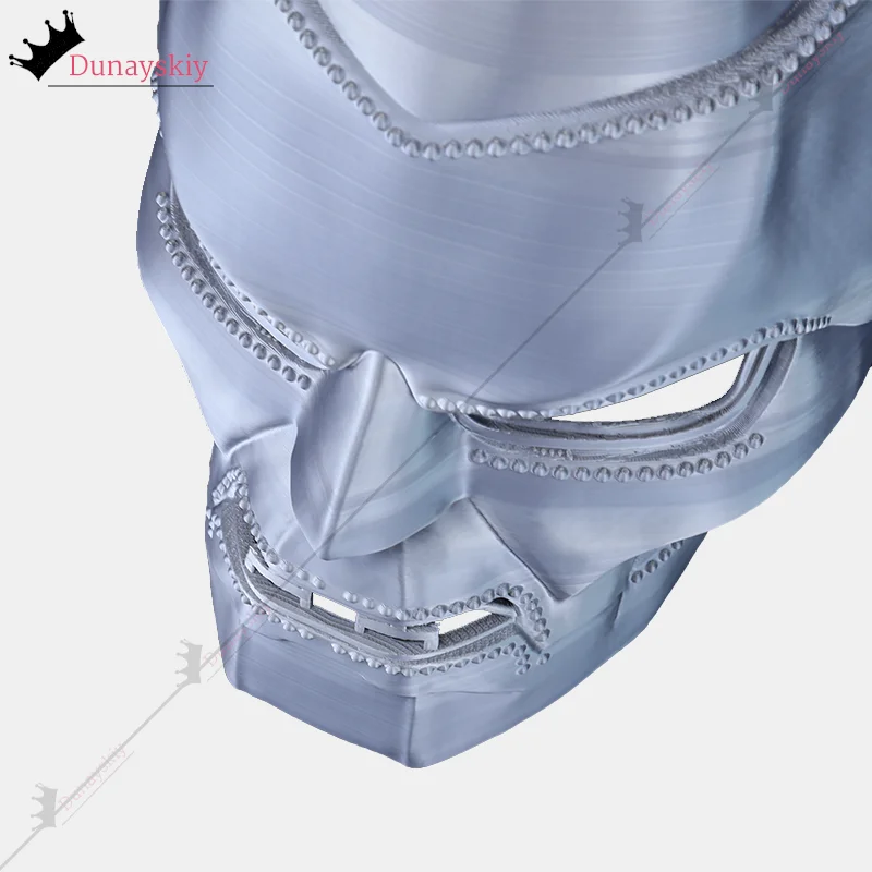 24*18 см Dr Doom Косплей Маска Череп ПВХ Металлические Части Шлем Анфас Маски