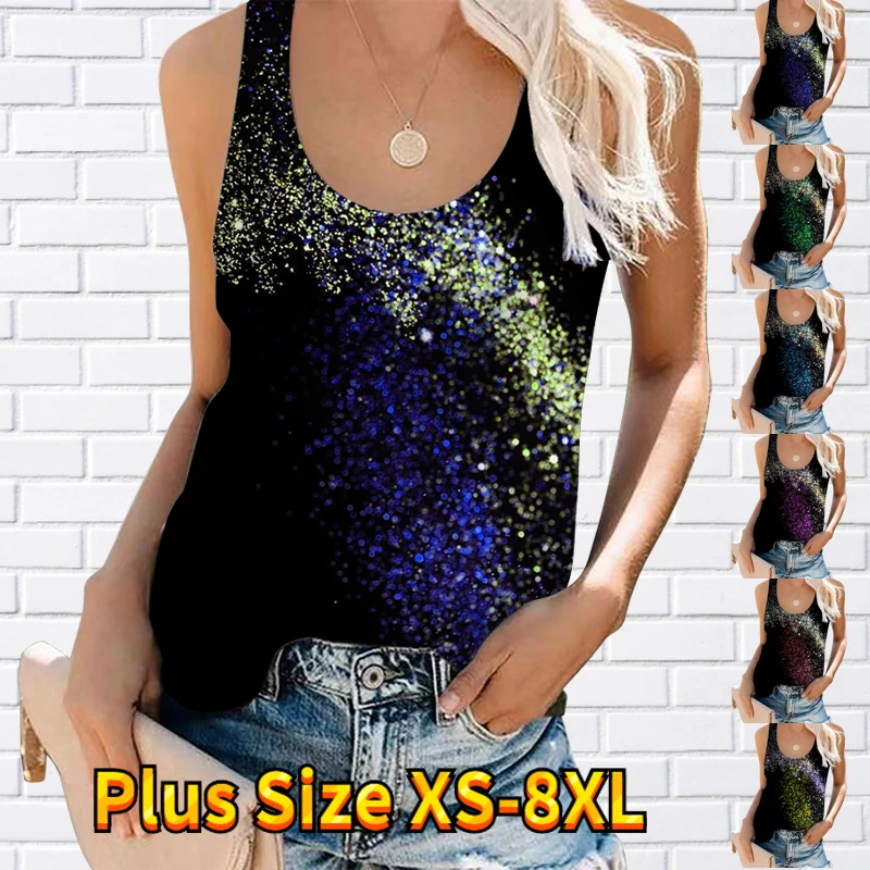 

Женская уличная одежда для отпуска, базовый жилет с U-образным вырезом на каждый день, новый дизайн, майки с принтом, футболка, модная футболк...