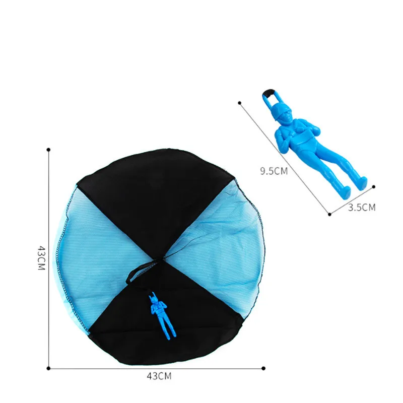 Детские уличные забавные игрушки ротационный парашют мини-солдат летающий