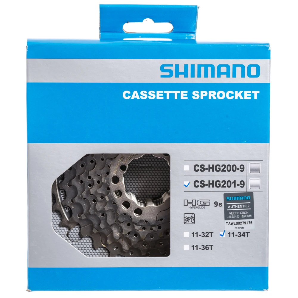 

CN-HG201-9 SHIMANO кассета Звездочка маховик велосипед 9 S 9 скорость