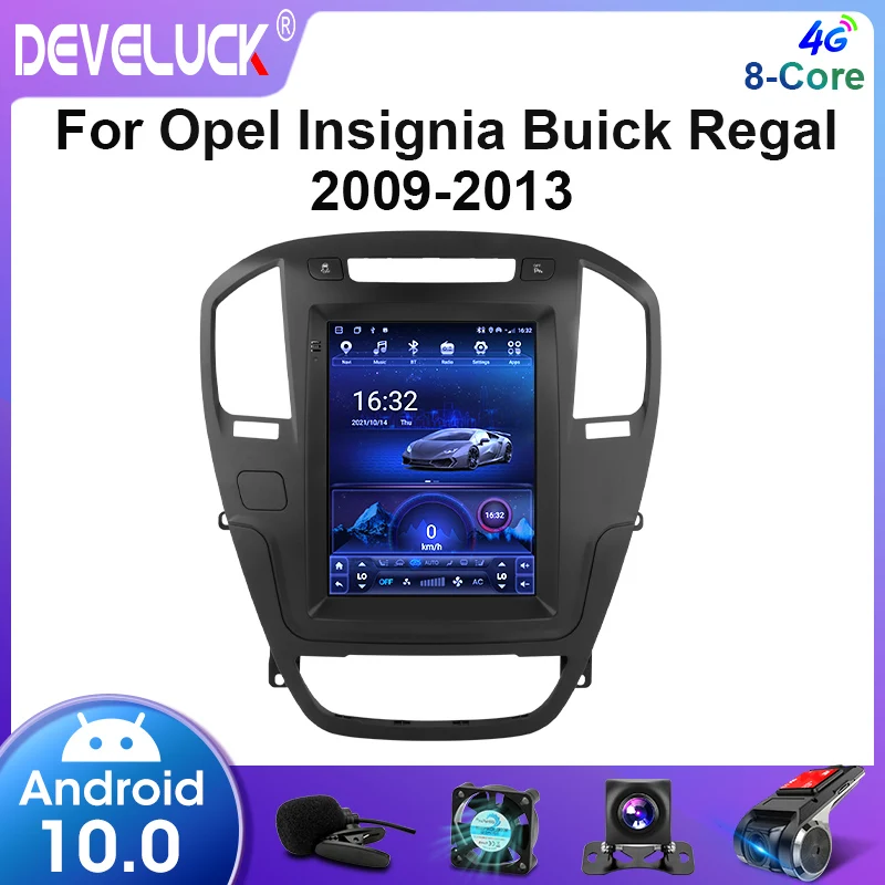Автомагнитола 2 Din Android 11 мультимедийный видеоплеер для Opel Insignia Buick Regal 2009-2013 4G Carplay