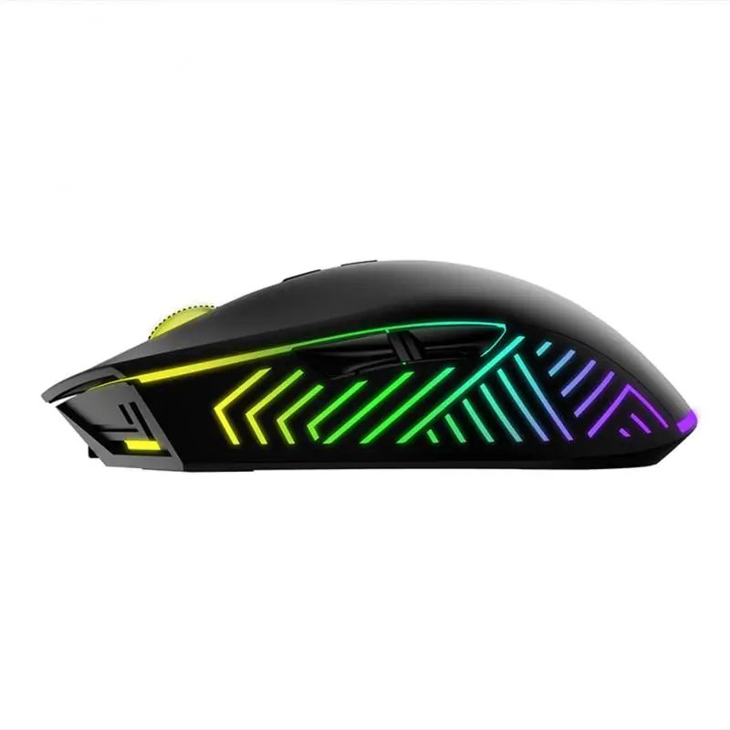 

Breathing Light Wired Mouse Portable 6400dpi Gaming Mouse Glowing Mice Computer Mouse 7 Buttons Universal Computer Accessories