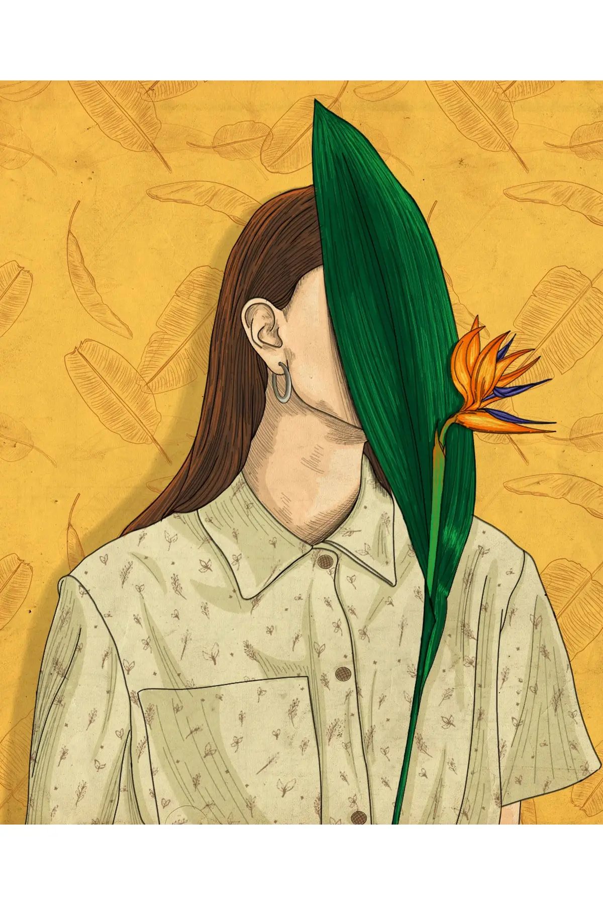 

Птица рая, 30x37, цифровая иллюстрация