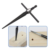 3 13mm bridge pin hole hand held reamer t handle tapered 6 fluted chamfer bit reaming woodworker core drill cutting tool