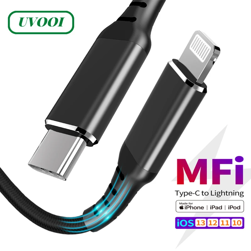 

PD 20W Fast Charging Cable MFI Certified USB A Type C To Lightning Cable For iPhone 13 Pro Max 12 11 X XR XS 8 7 iPad Air Pro