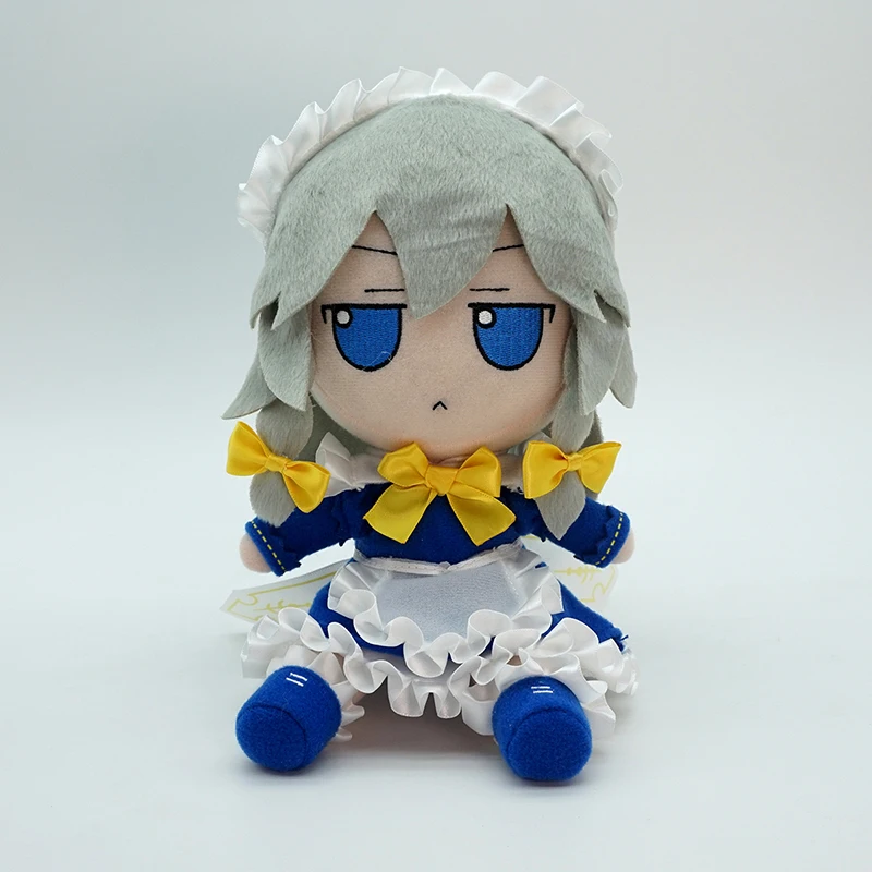 

Lovely Plush In Stock TouHou Project Izayoi Sakuya Doll Figure Toy X1 Kawaii Gift Shipping In 2 Days