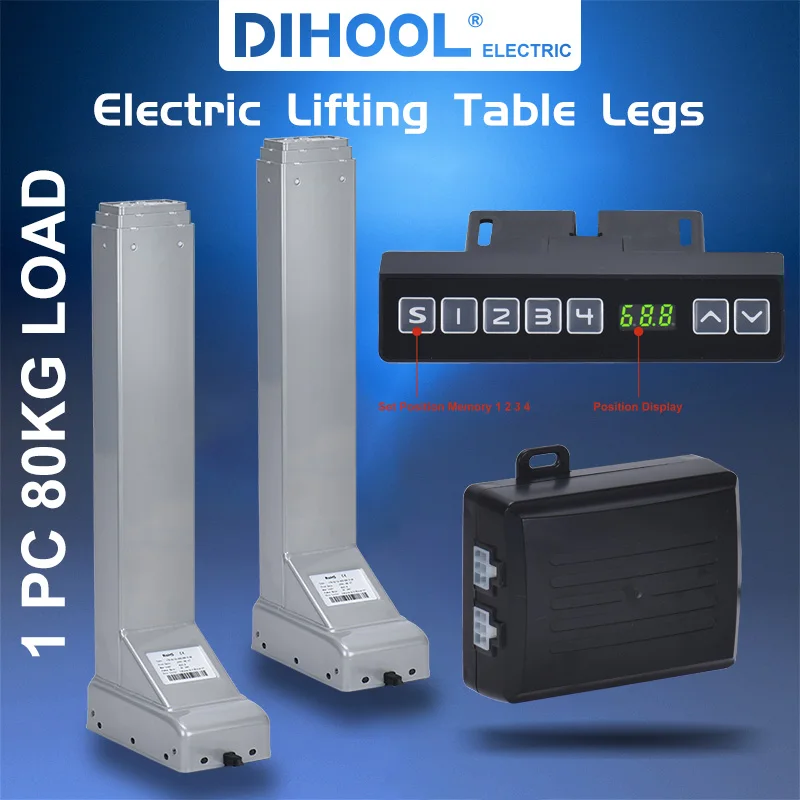 

Ножки мебельные для стола, регулируемая высота, Φ линейный привод, постоянный ток, 24 В, система синхронного подъема, нагрузка 80 кг