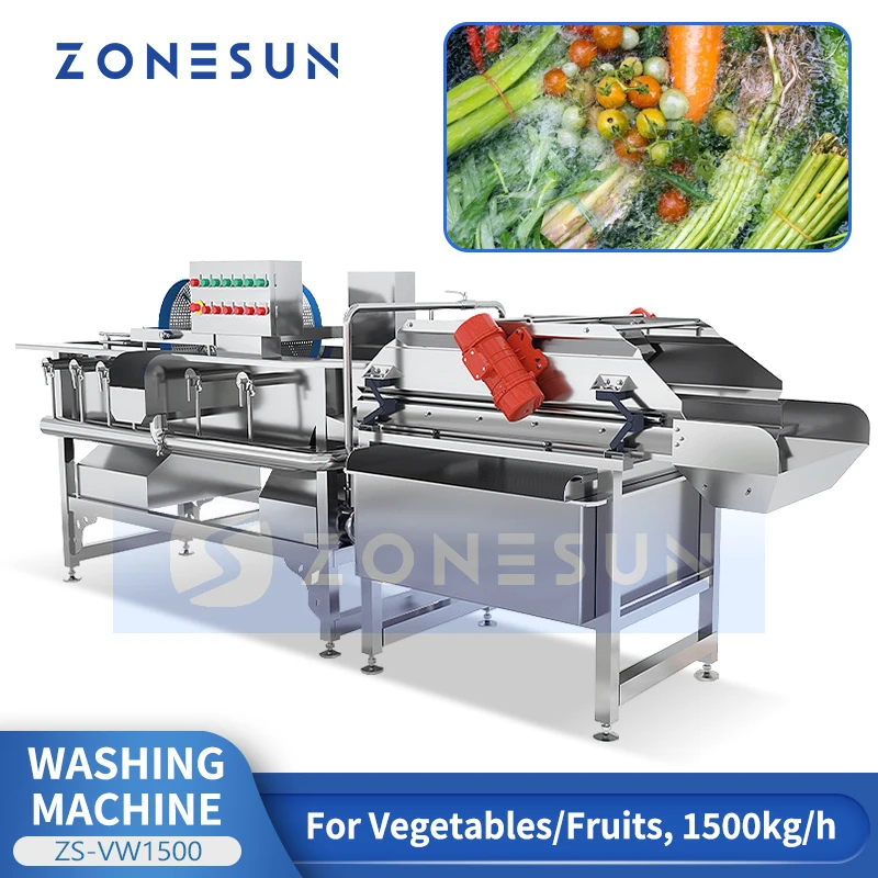 Zonesun очиститель овощей машина для мытья фруктов и коммерческий