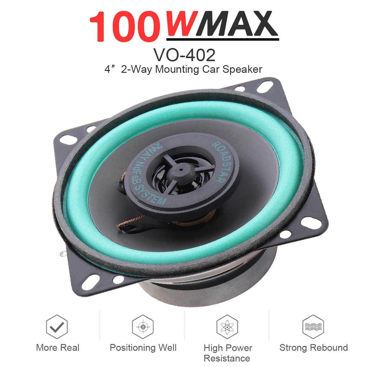 

1 Piece 4 Inch 5 /6.5 Inch Universal Car HiFi Coaxial Speaker Vehicle Door Auto Audio Music Stereo Full Range Frequency speaker
