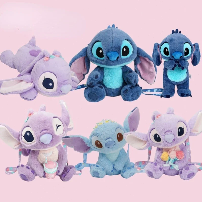 

Новые популярные игрушки, милая плюшевая игрушка с фиолетовым стежком, 25 см, плюшевые игрушки, большая емкость для девочек, портативная подвесная сумка для девочек, украшение для сумок двойного назначения