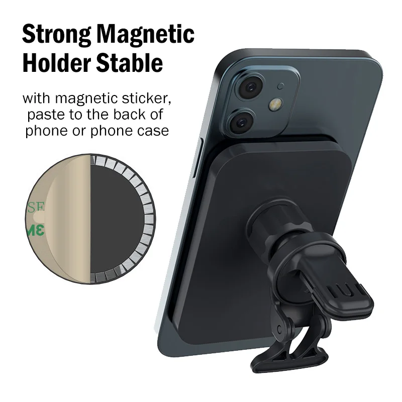 15w qi magnetic car wireless charging stand for samsung galaxy s20 s21 s22 ultra plus 5g fast car charger magnet sticker case free global shipping