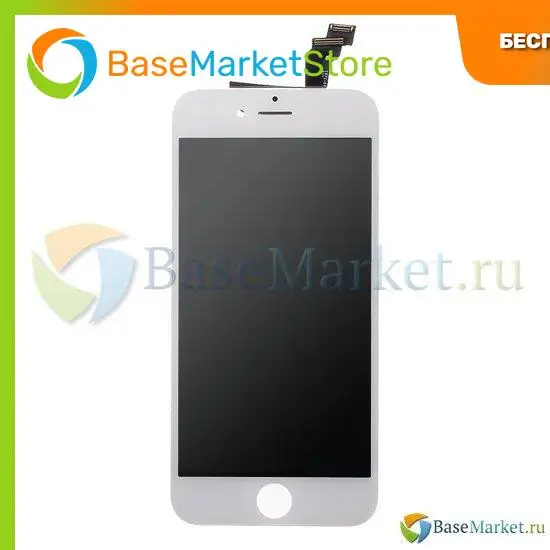 ЖК-Дисплей для Apple iPhone A1586 в сборе с тачскрином (белый)с сенсорным экраном и