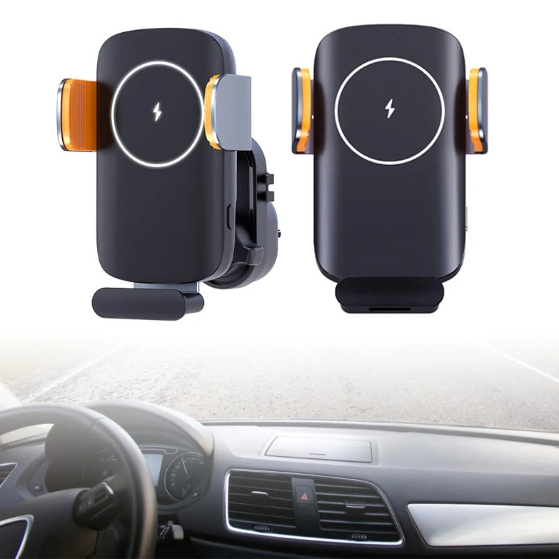 

Car Phone Holder Mount Dashboard Air Vent Automobile Cradles Solar Electric Powered Smartphones Clamping Stands