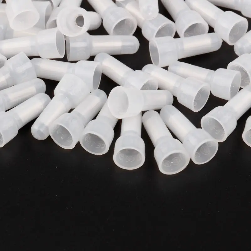 

100x CE1 22-16 GA AWG Closed End Crimp Caps Splice Wire Connectors Terminal Set