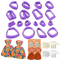 polymer clay cutters plastic cut shaped pottery craft ceramic mold for jewelry earring pendant designer diy making supplies tool
