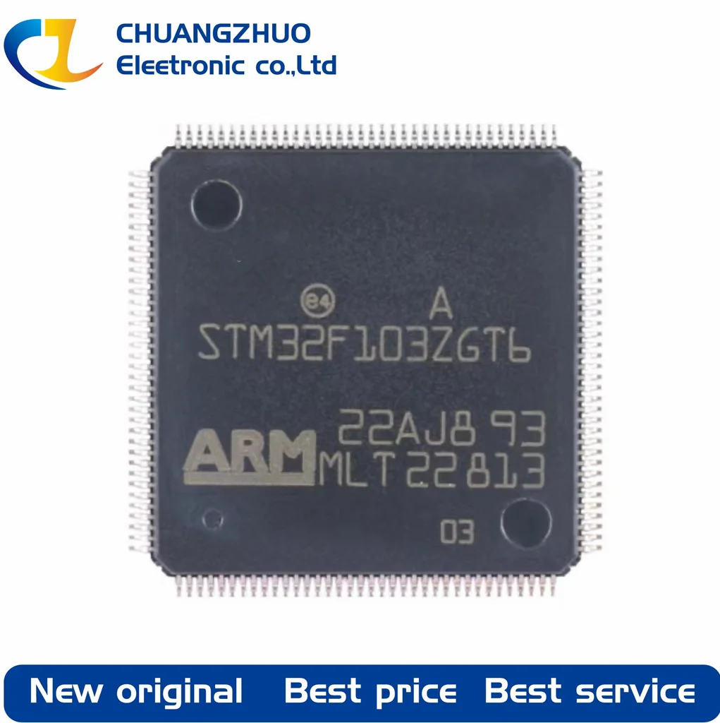 

Новый оригинальный микроконтроллер STM32F103ZGT6, 1 Мб, ARM, 96 КБ, 72 МГц, флэш-память 112, МБ (20x20)