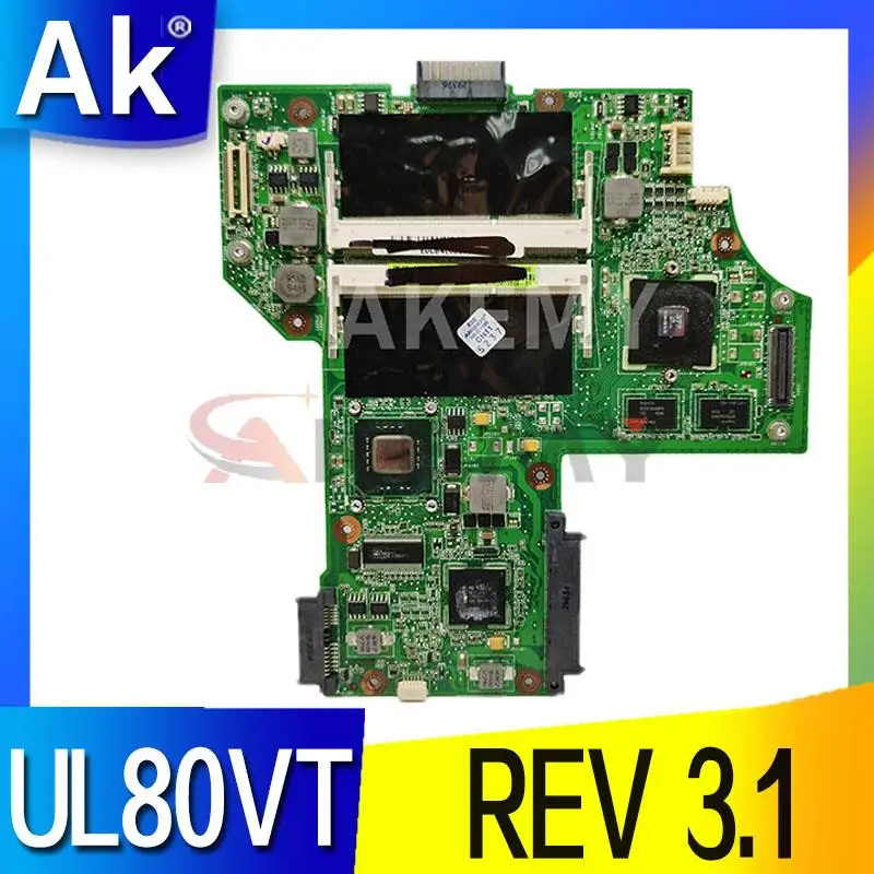 

UL80V MAINboard For ASUS UL80VT REV 3.1 Laptop Motherboard OK 100% Test