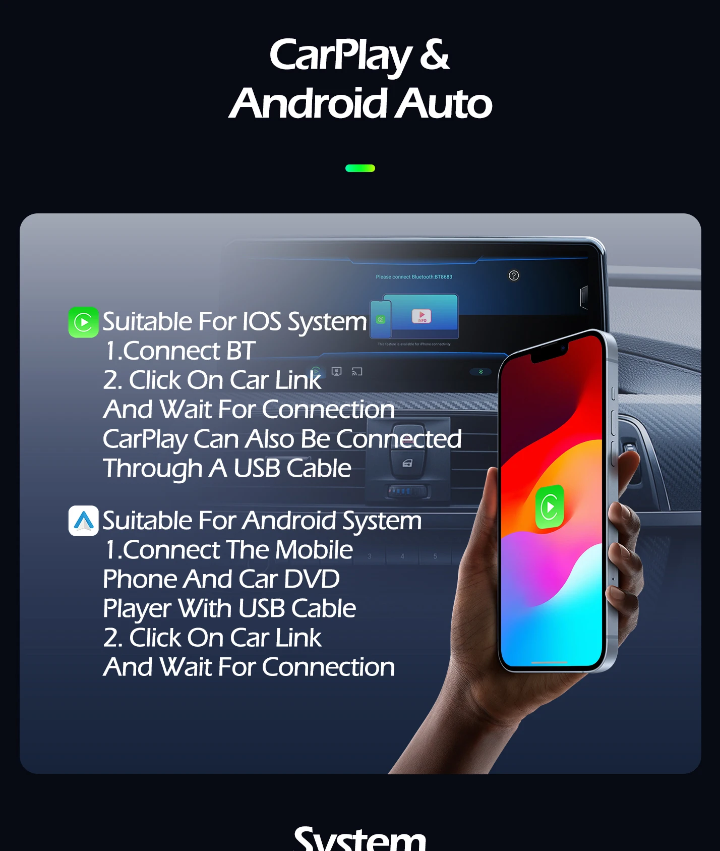 12 3-дюймовый для Audi Q5L 2018-2022 1920*720P CarPlay Android Автомобильный радиоприемник Видео