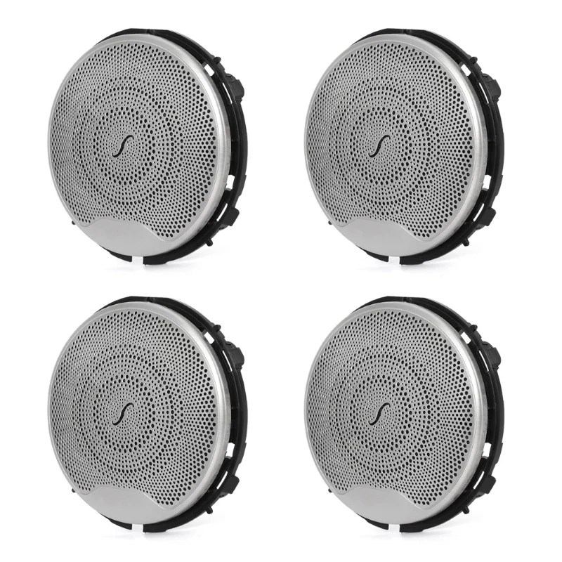 

6 шт., крышки для автомобильных динамиков Mercedes-Benz C GLC E-Class W205 W213 X253 2015-2021