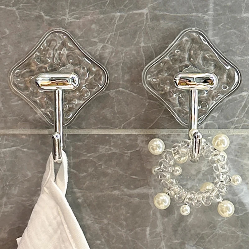 Акриловый роскошный настенный крючок для домашнего декора прочная клейкая