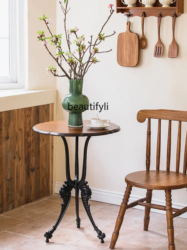 Домашний Деревянный стол Zhonggu из черного дерева для гостиной столовой маленький