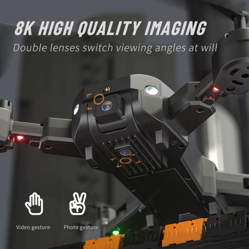 Дрон профессиональный 8K с камерой Hd 4K Mini 6K для предотвращения препятствий