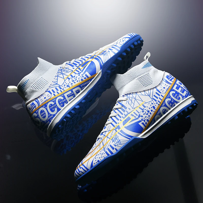 Unisk Cristiano Ronaldo Assassin Football Shoe Men's and Women's Broken Nails Ag Long Nails Children's and Boys' Primary School