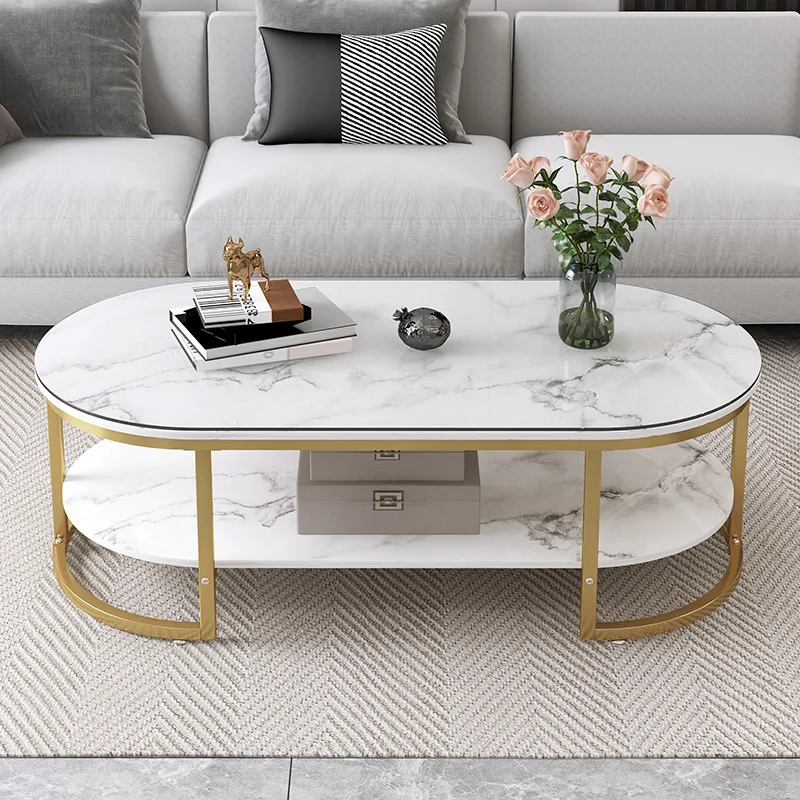 

Minimalist Design Luxury Coffee Tables Living Room Mobile Round Marble Nordic Table Storage Wooden Mesas Bajas Library Furniture