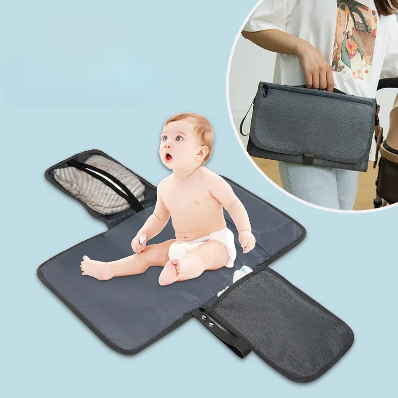 

Складной Пеленальный Коврик для новорожденных, водонепроницаемый переносной пеленальный столик для новорожденных, прочная Пеленка из ткани Оксфорд