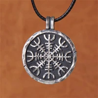 vintage nordic viking arrow mythical rune amulet pendant necklace lucky blessing jewelry punk exquisite gift for lover friends