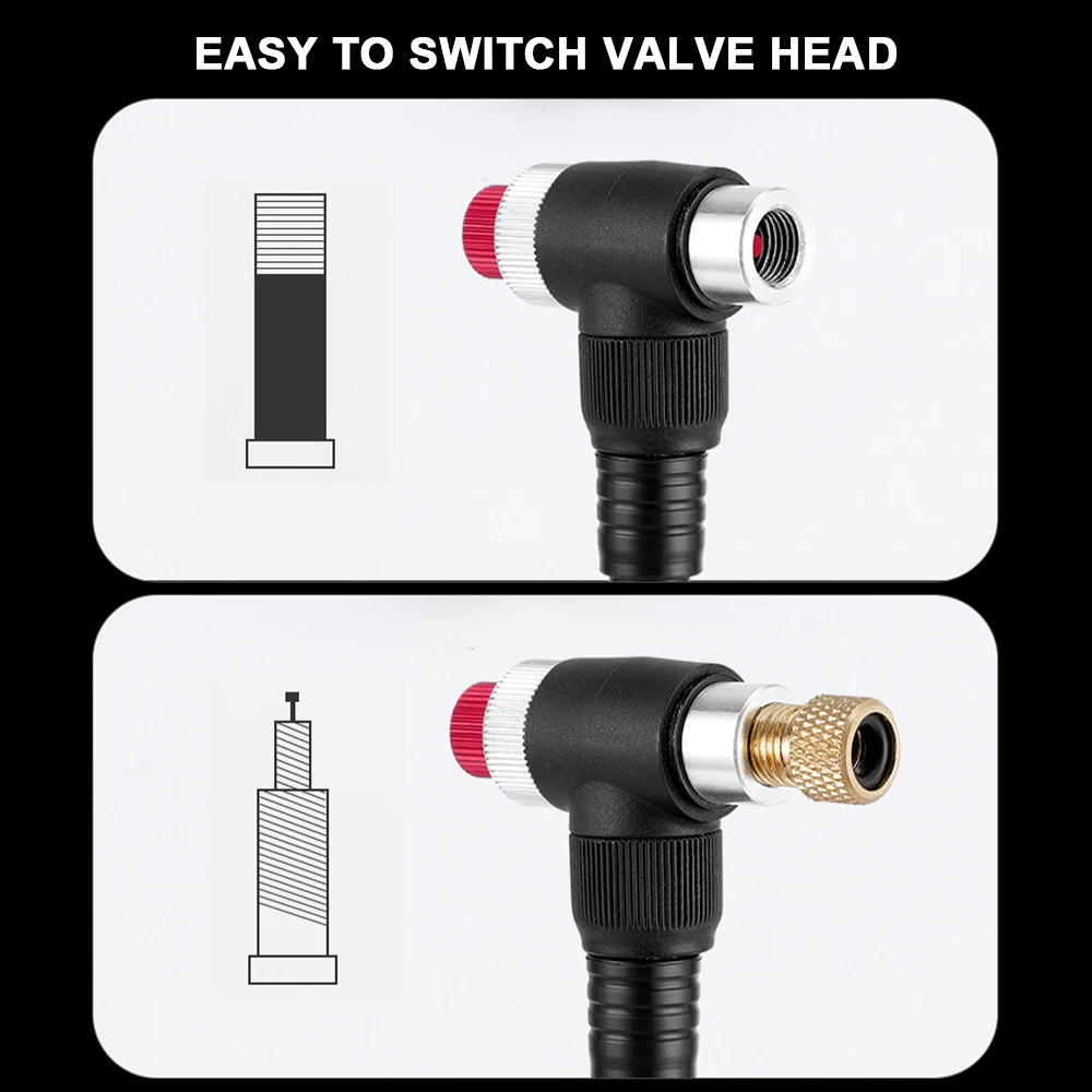 Портативный велосипедный воздушный насос высокого давления 300psi