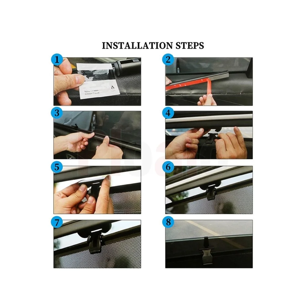 Козырек на окно автомобиля автоматический выдвижной солнцезащитный козырек