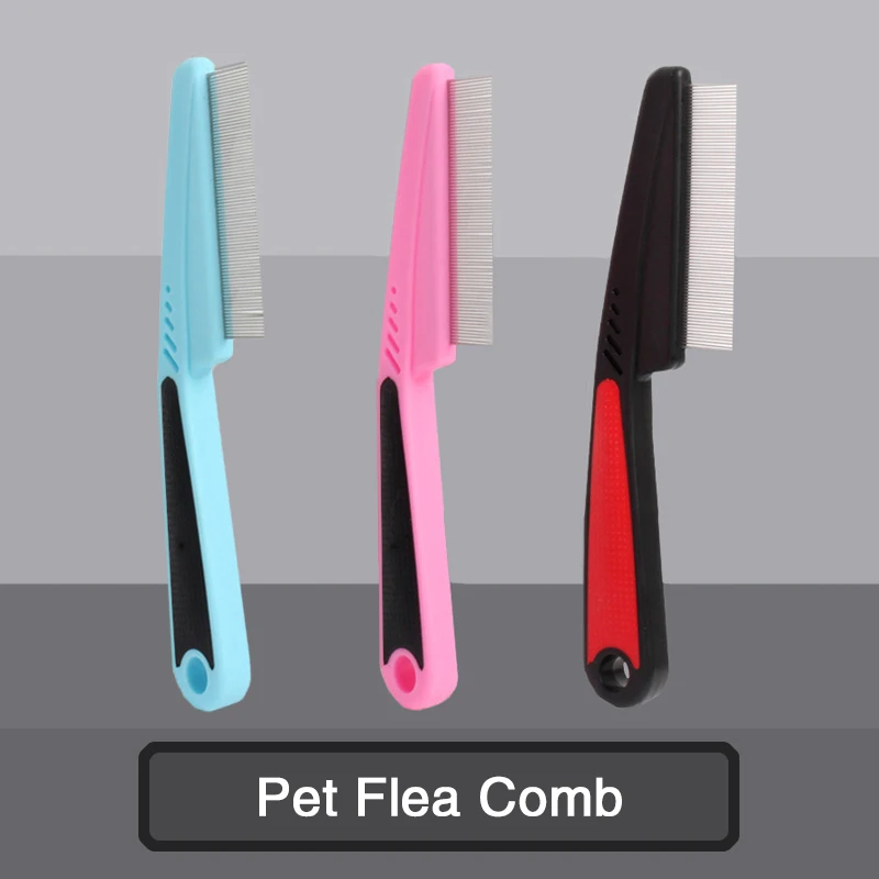 

Dog Flea Removal Brush Pet Comb Cat Comb Dog Long Hair Short Hair Pet Grooming Care Brush Remove Floating Hair Dog Accessories